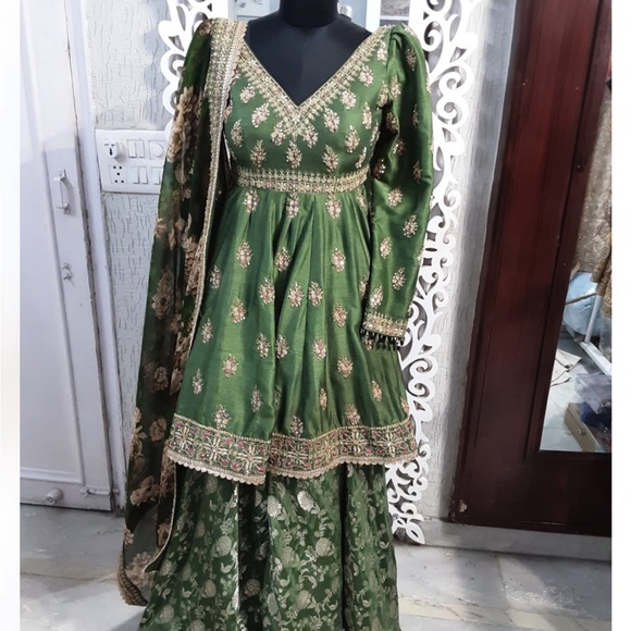 Sharara Suit by Sari Palace - Picture 2 of 2